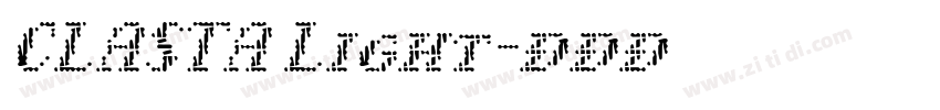 CLASTA Light字体转换 CLASTA Light字体转换